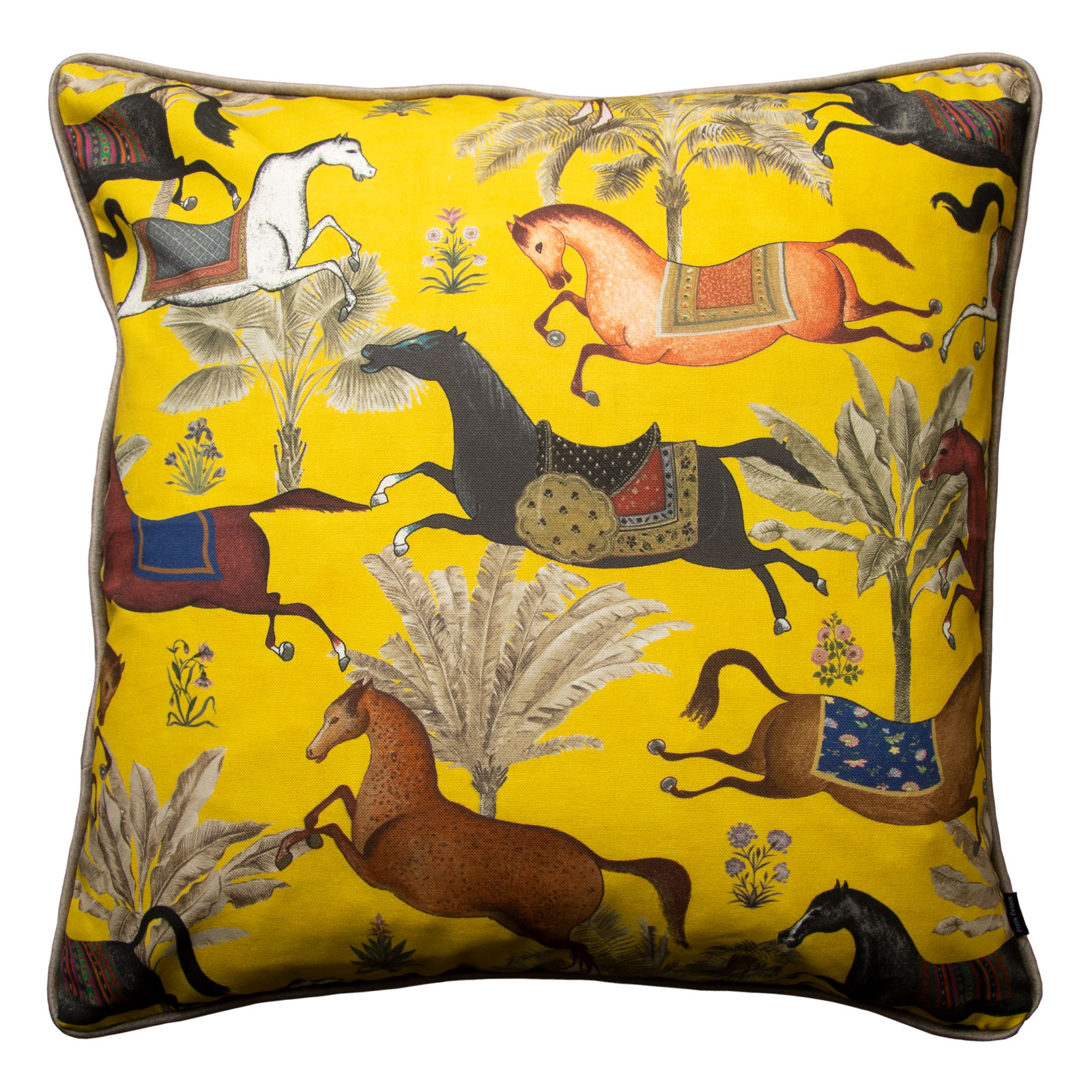 Steen Design Alhambra gelb Kissen mit Füllung 55x55cm