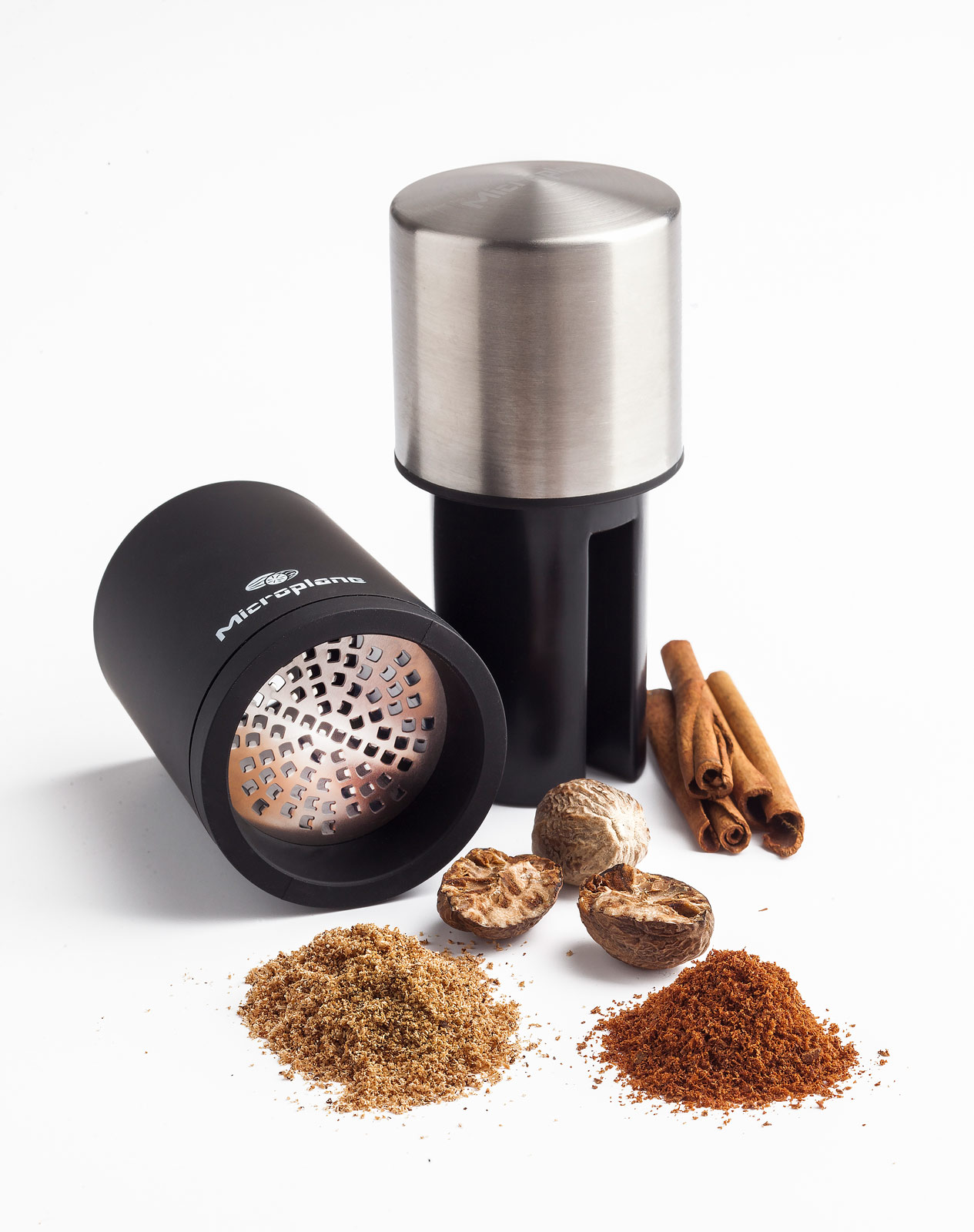 Microplane Specialty Muskatmühle 2 in 1 Edelstahl