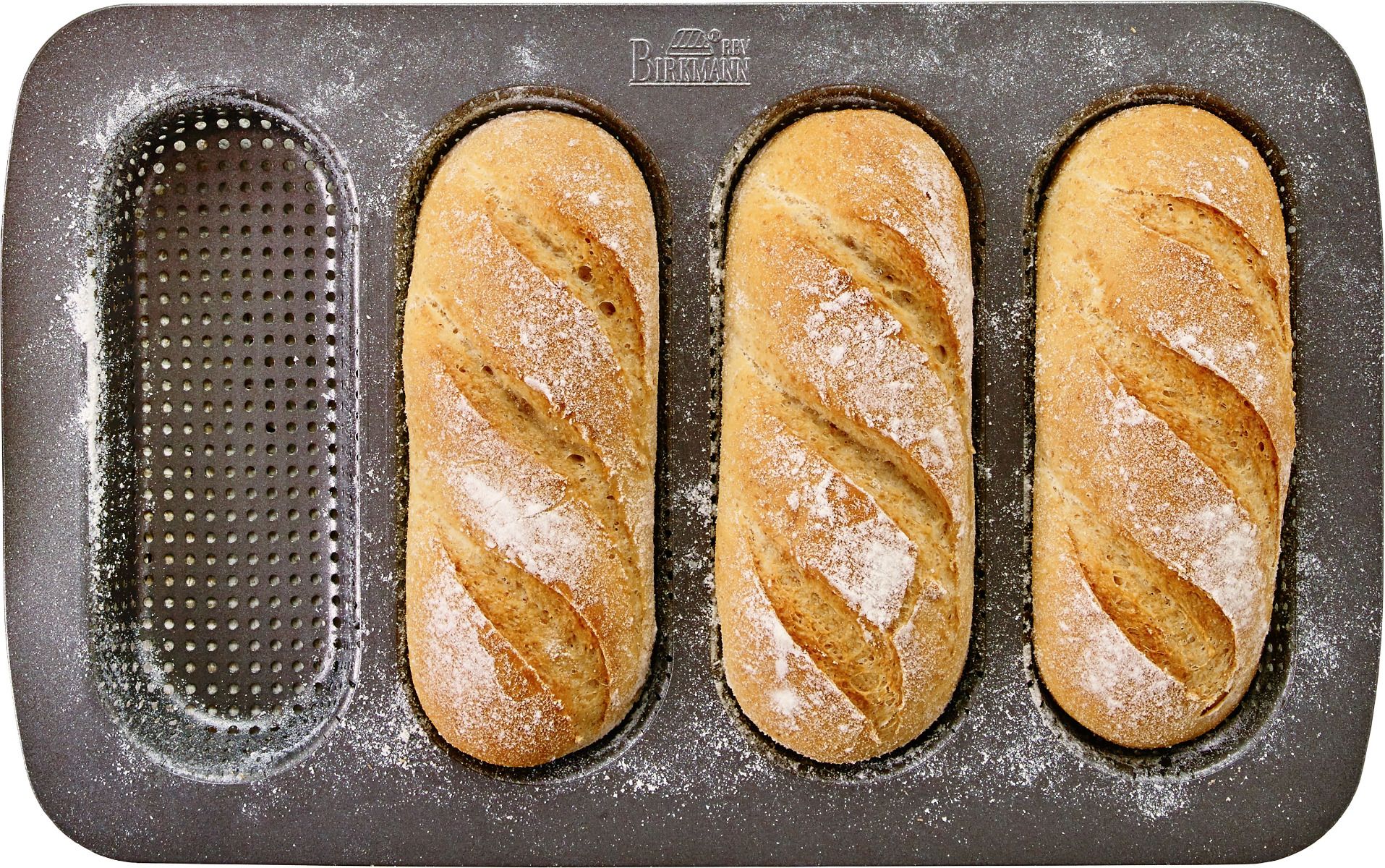 RBV Birkmann Laib & Seele Mini-Baguetteblech für 4 Stück