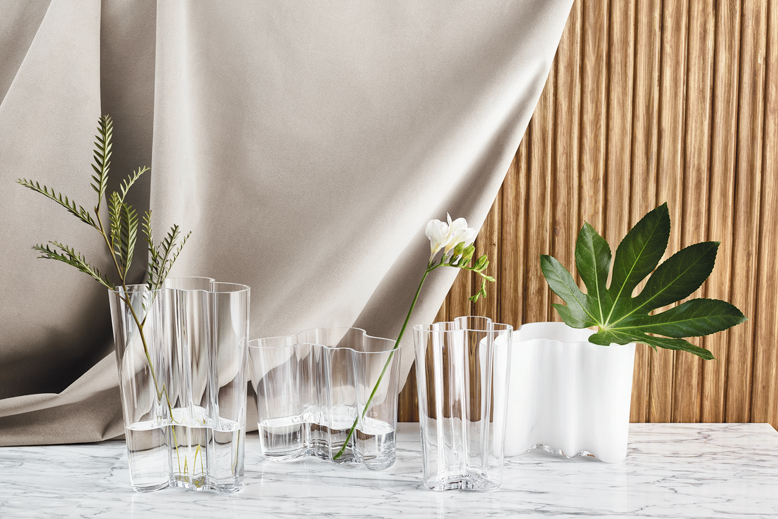 iittala Alvar Aalto Vase 9,5cm opal/opalweiß