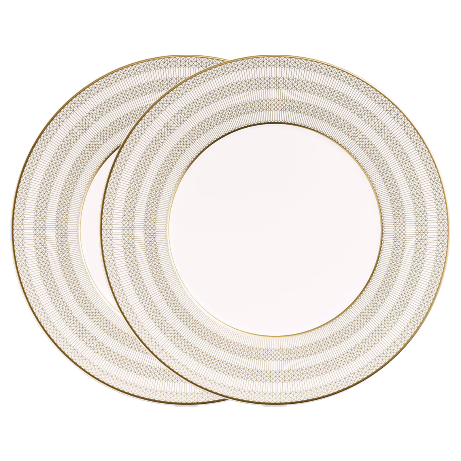 Baccarat Arcadia Speiseteller 2St. 27cm Gold & Platinum