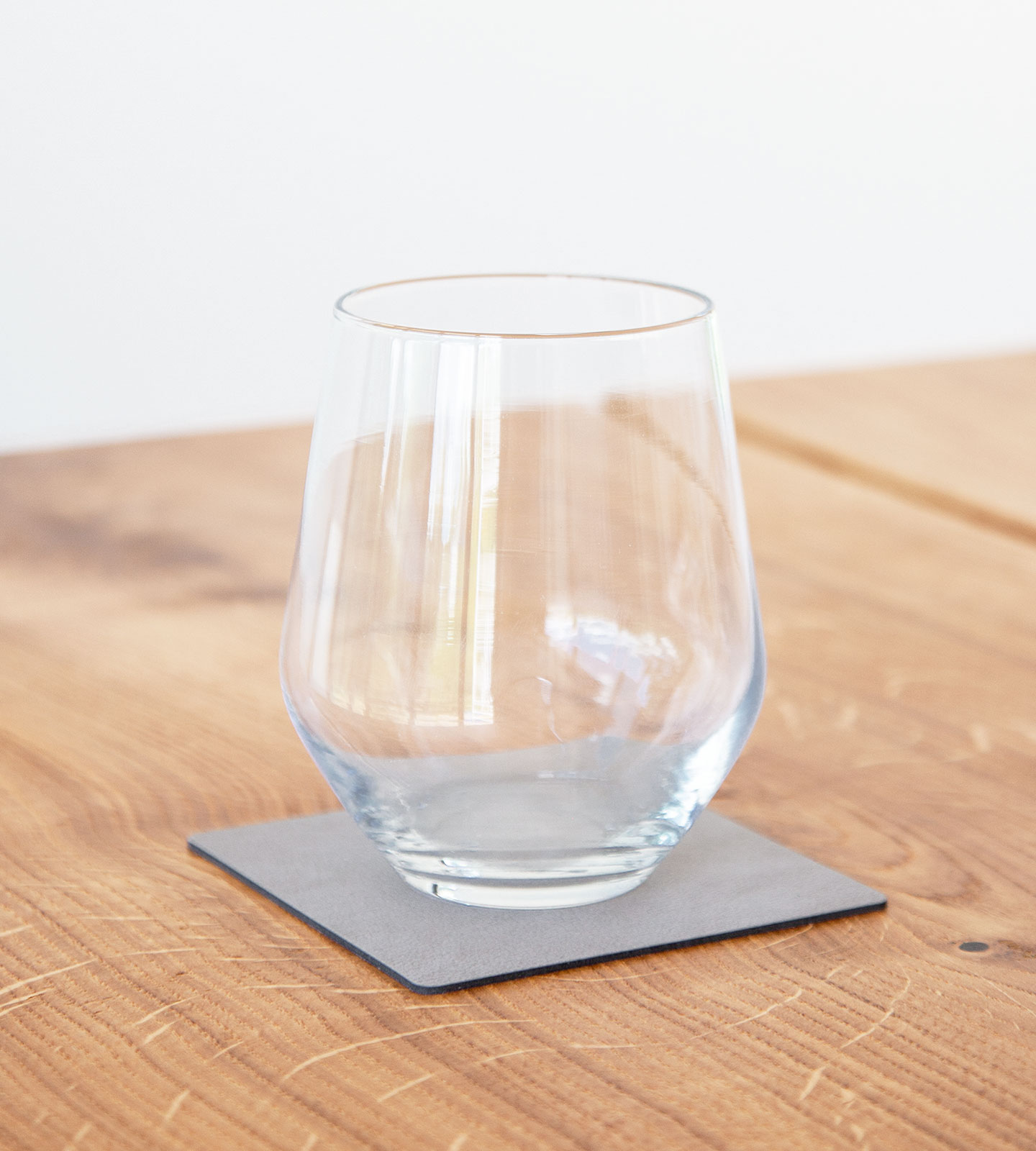 Lind DNA Dänemark Glasuntersetzer Square 10x10cm Nupo hellgrau