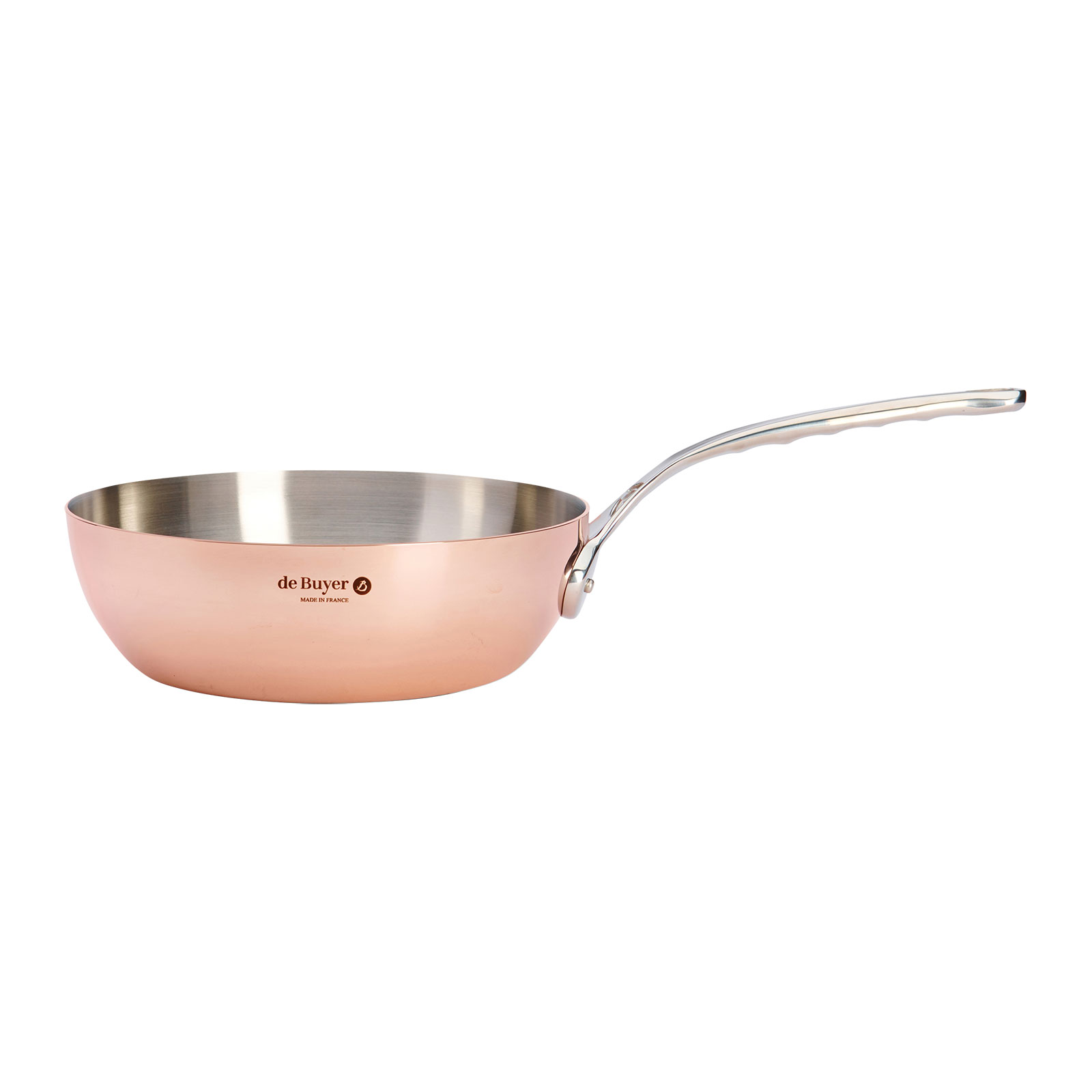 de Buyer Prima Matera Kupfer Sauteuse konisch 24cm