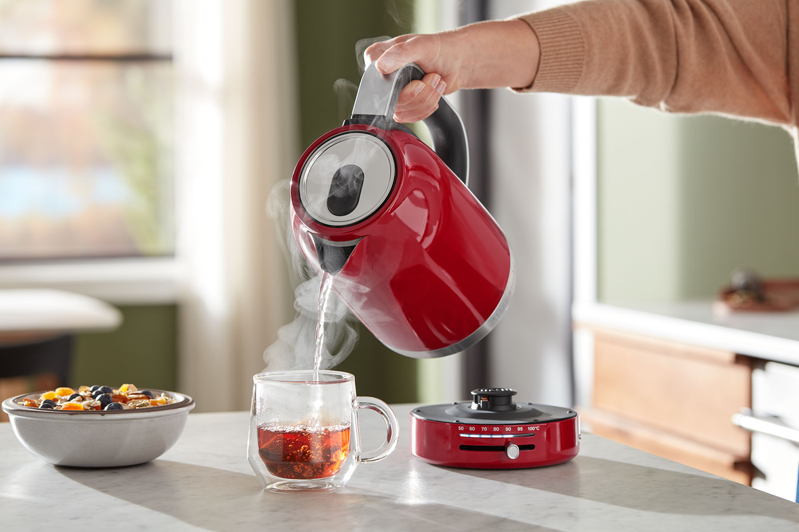 KitchenAid Wasserkocher 1,70ltr. empire rot