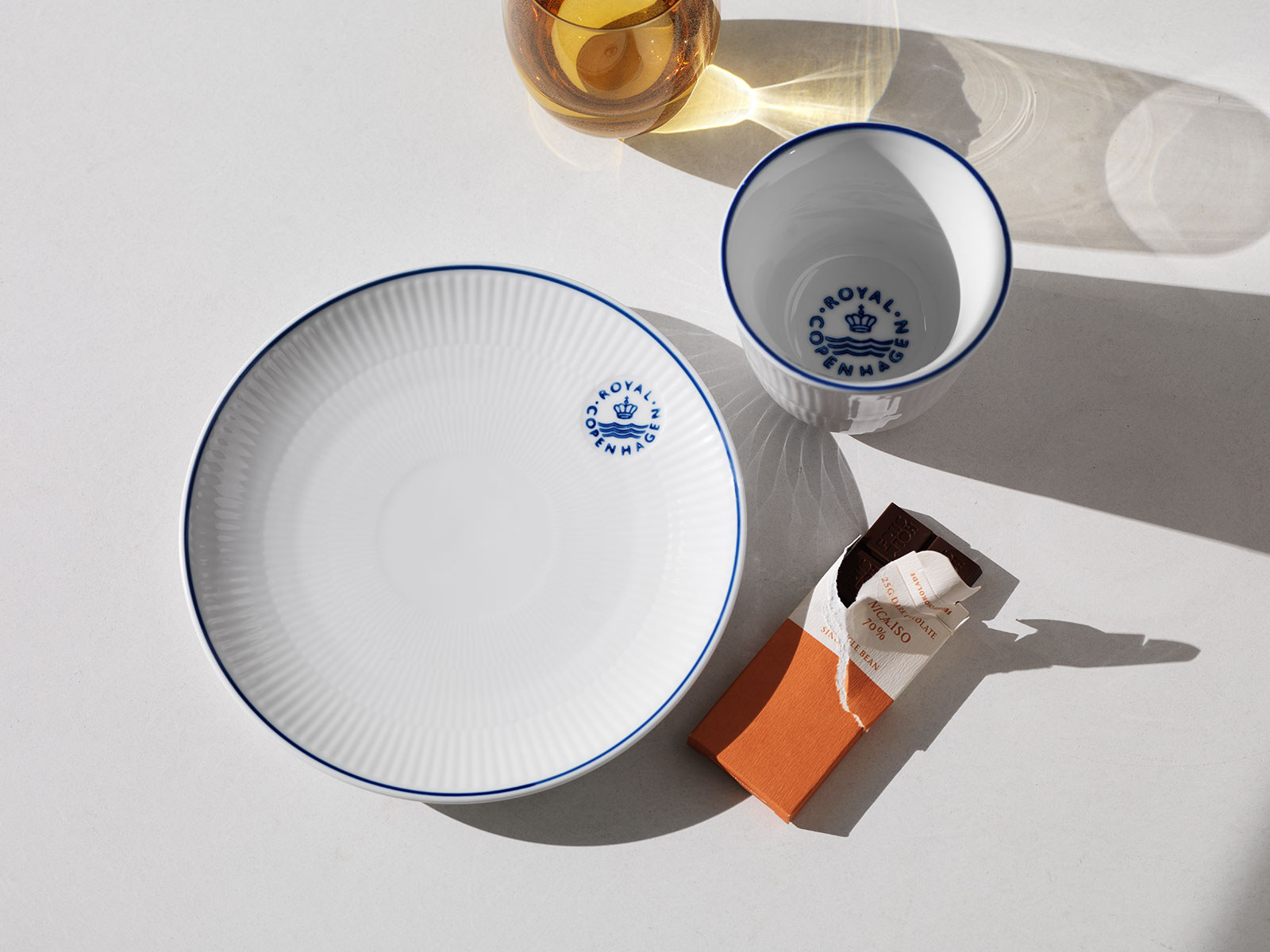 Royal Copenhagen Blueline Frühstücksteller 19cm Coupe