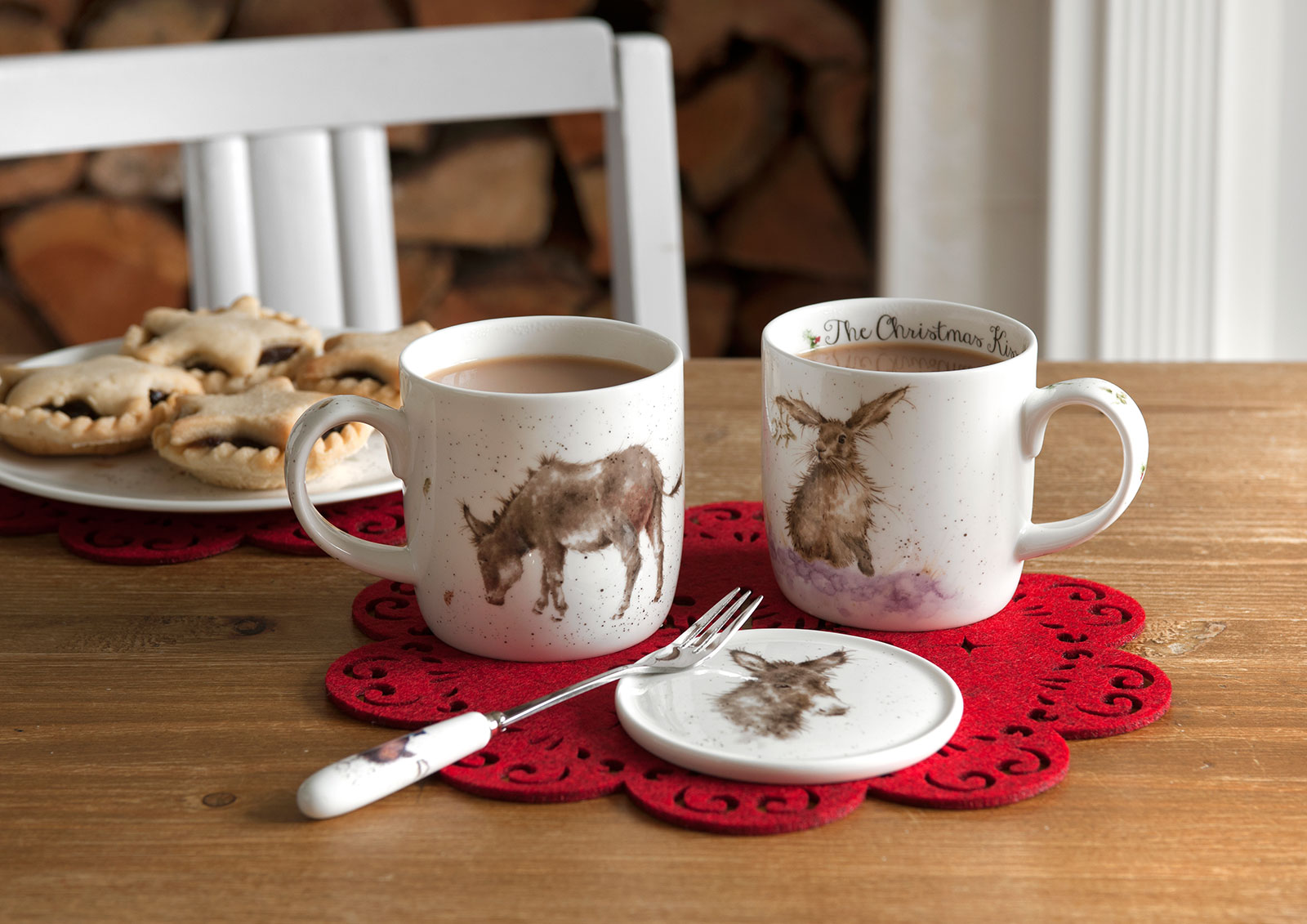 Royal Worcester Wrendale Designs Becher Hee Haw / Esel 0,31ltr.