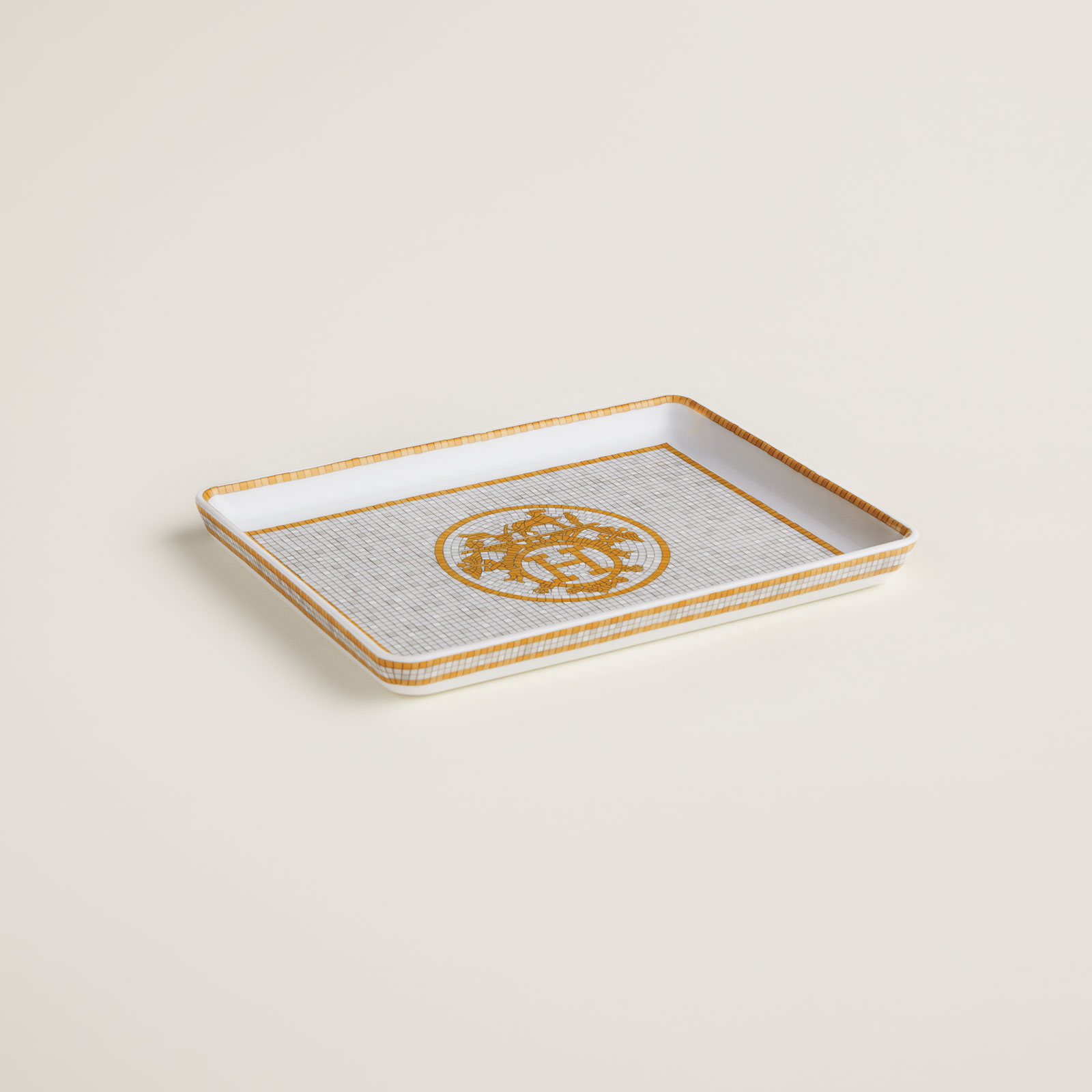 HERMÈS Paris Mosaïque au 24 Gold Sushiplatte 16x12cm