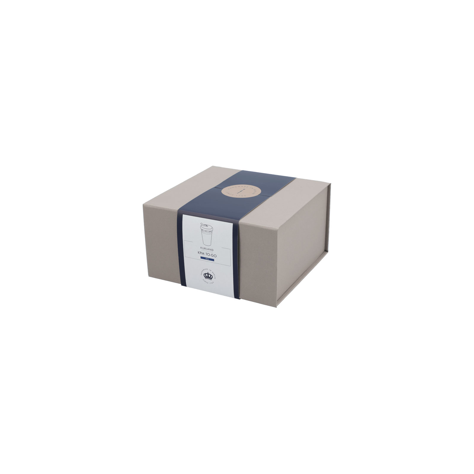 KPM -  Berlin Kurland blau To-Go Becher mit Deckel