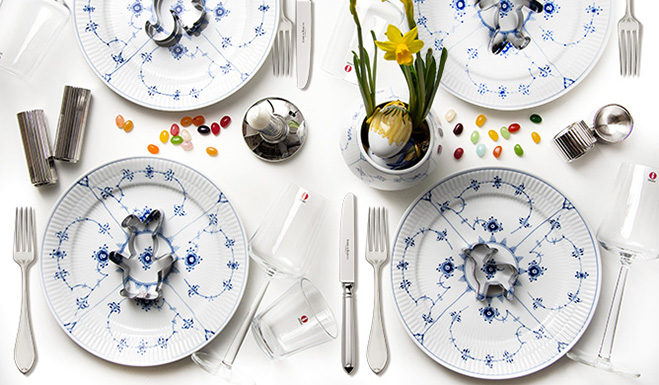 Royal blaue Ostern