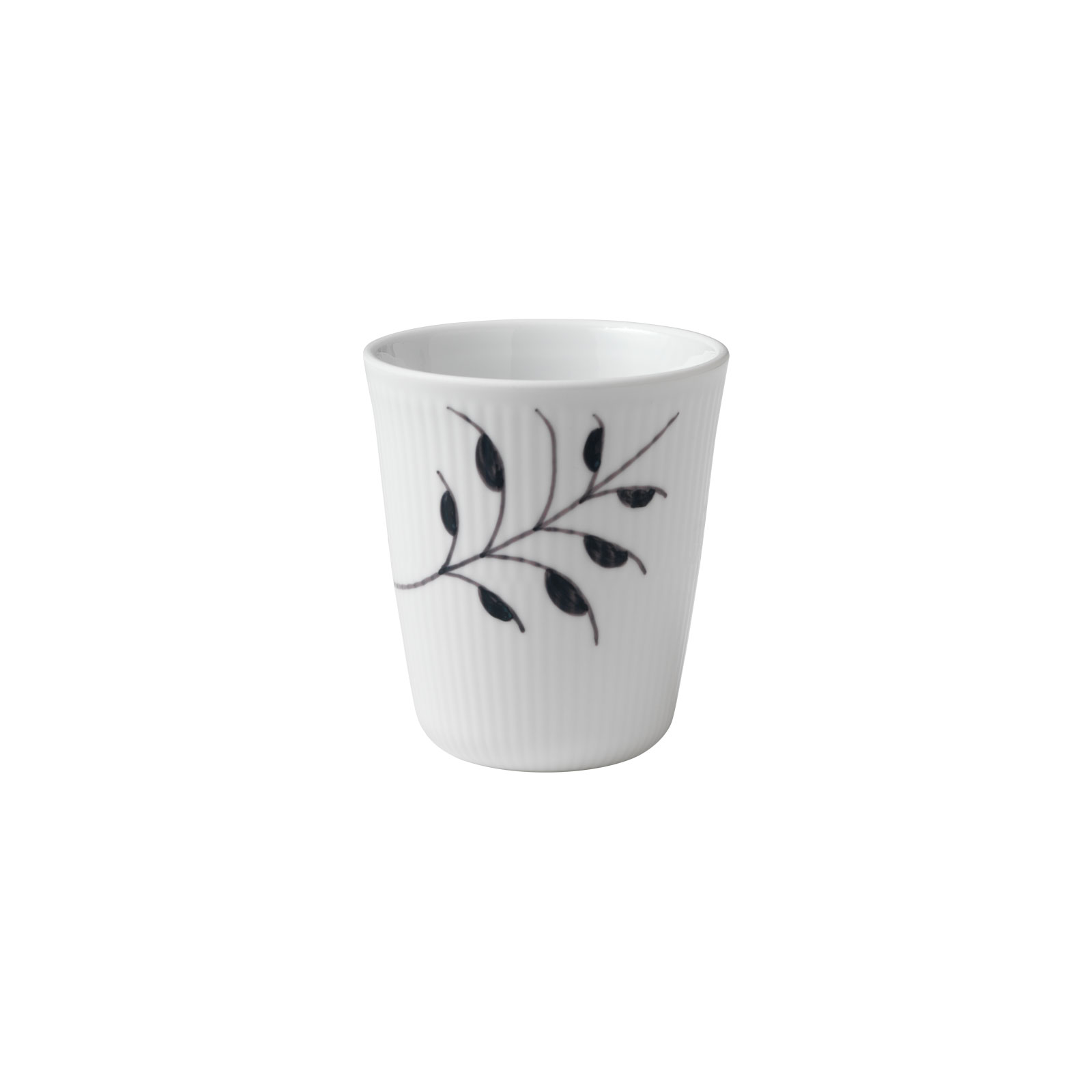 Royal Copenhagen Mega Schwarz Gerippt Thermobecher 0,29ltr. 2541499
