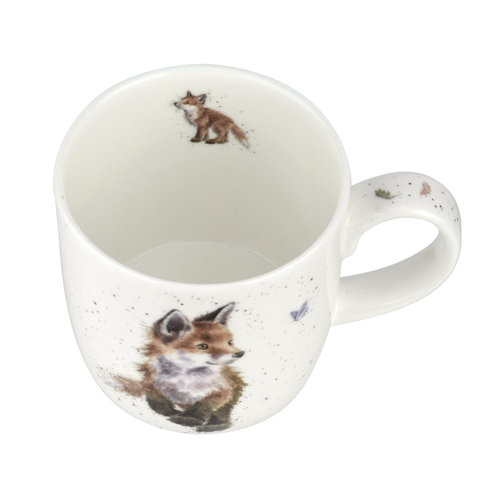 Royal Worcester Wrendale Designs Becher Born to be Wild / Fuchs