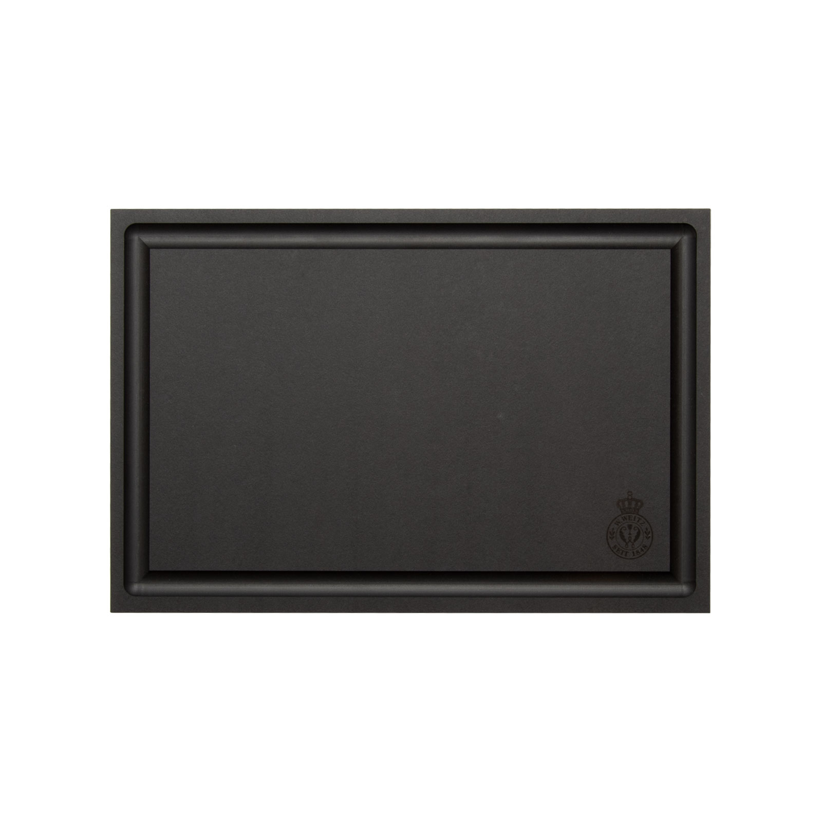 WEITZ Schneidebrett mit Saftrille 30x20cm Richlite black Kollektion Weitz