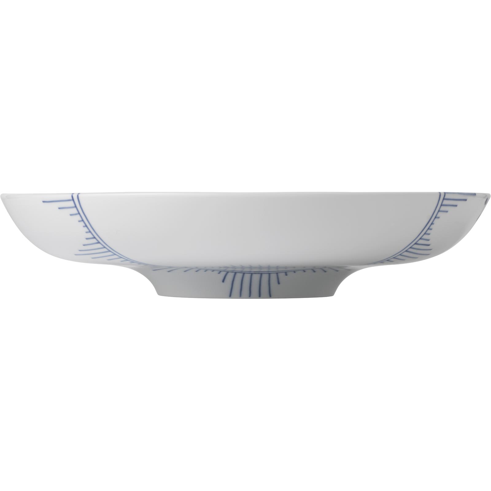 Royal Copenhagen Mega Blau Gerippt Schale 34cm