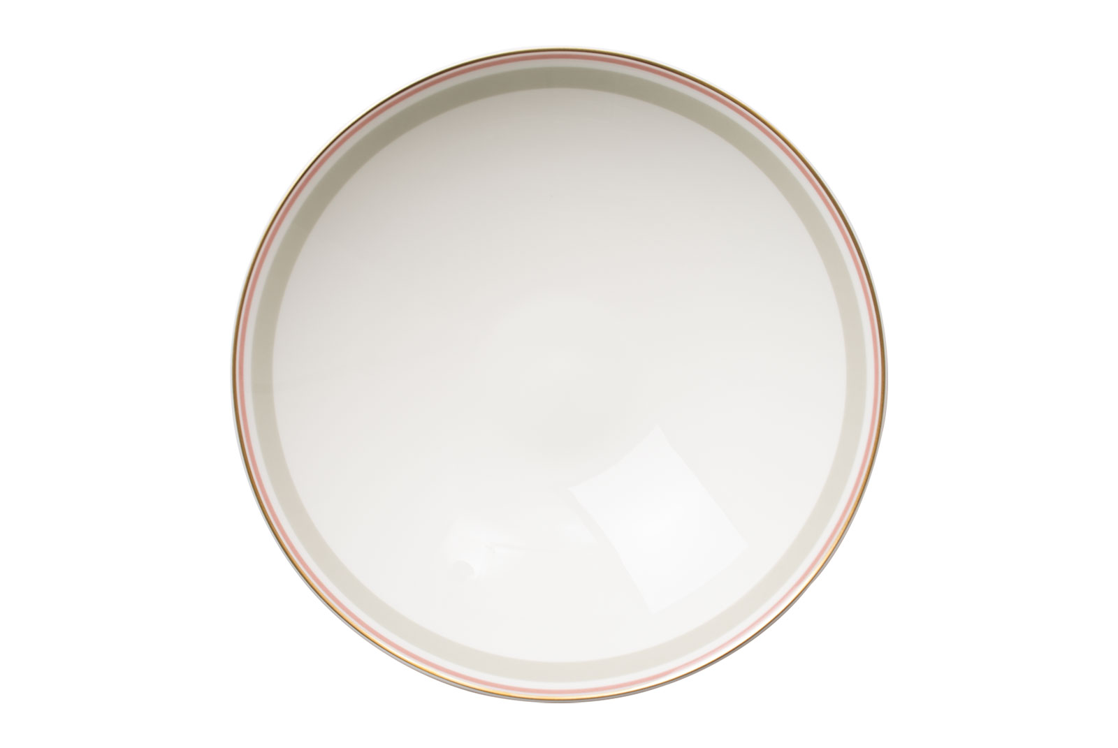 Der Suppenteller khaki/rosé der Dibbern Serie Capri