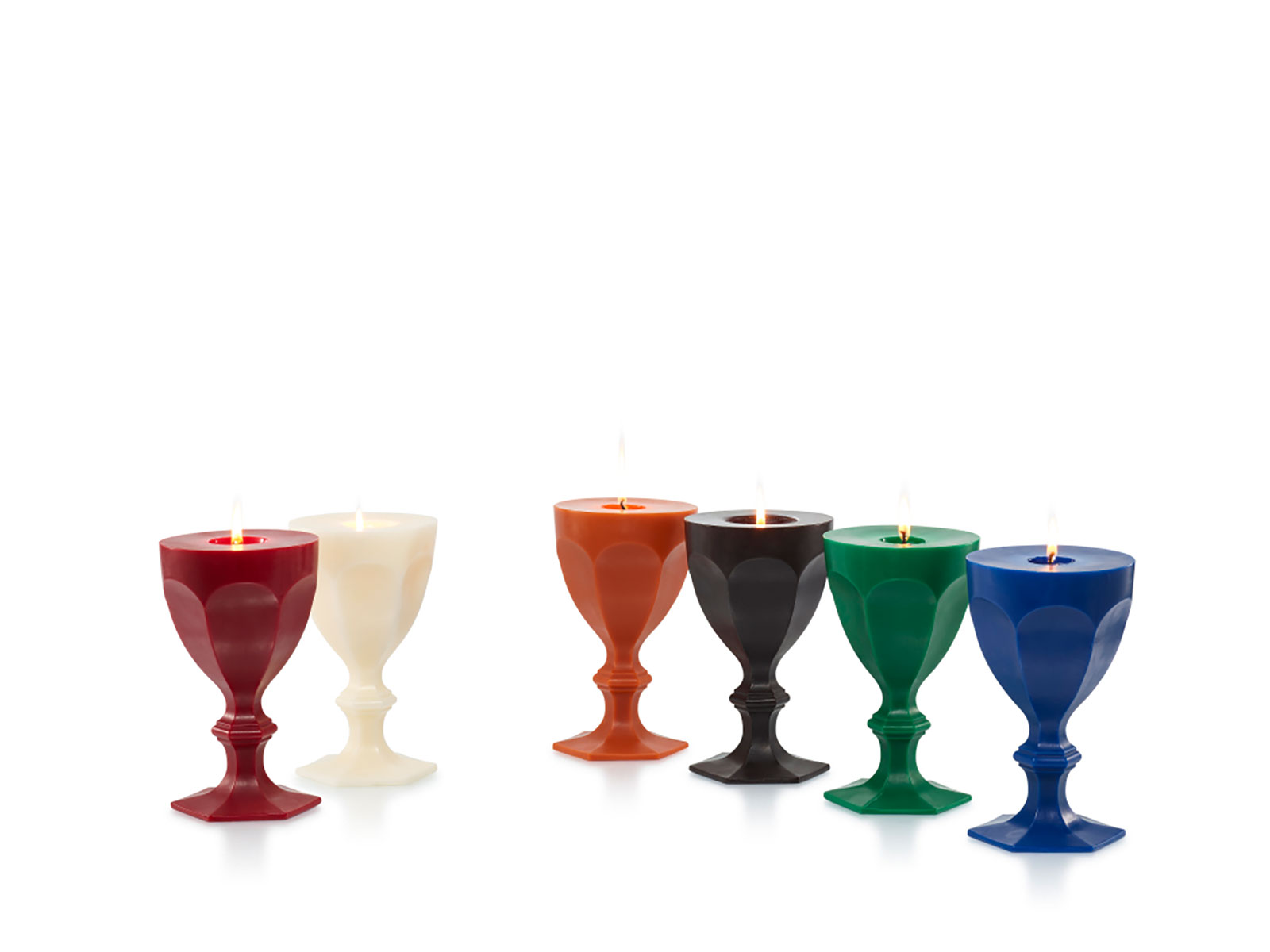 Baccarat Harcourt Glass Kerze 20cm orange
