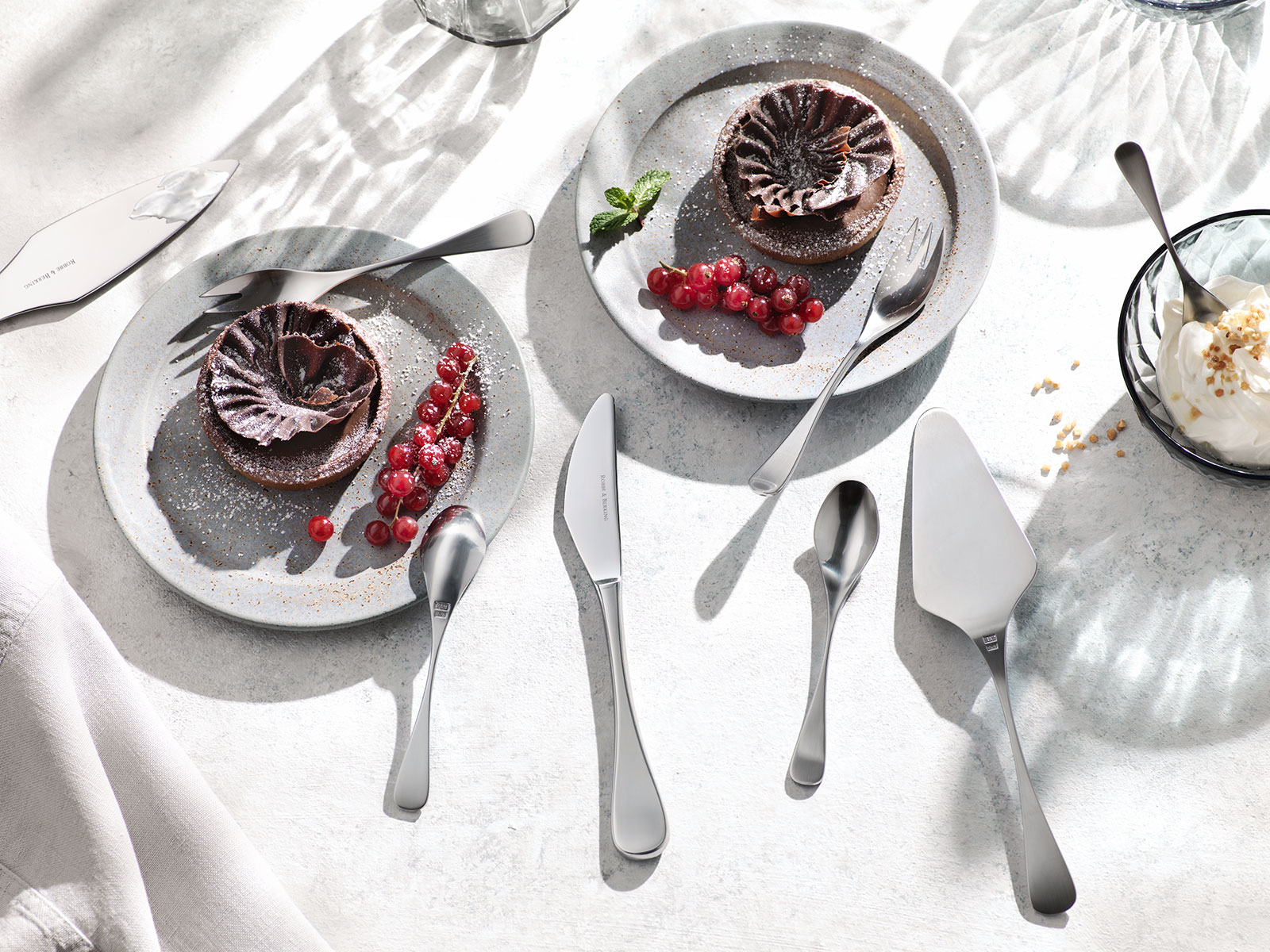 Robbe & Berking Scandia Kuchengabel 18/8 Edelstahl