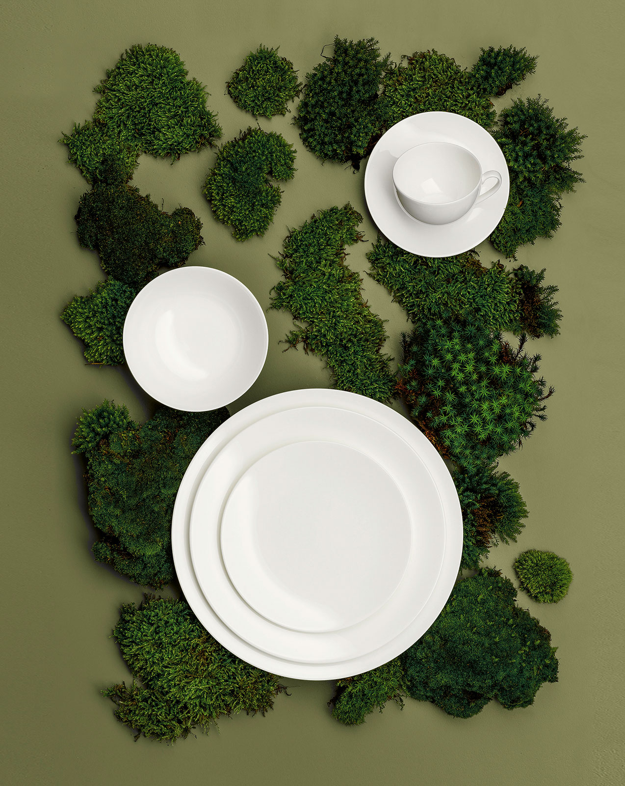 Dibbern Bone China weiß Pure Frühstücksteller 21cm