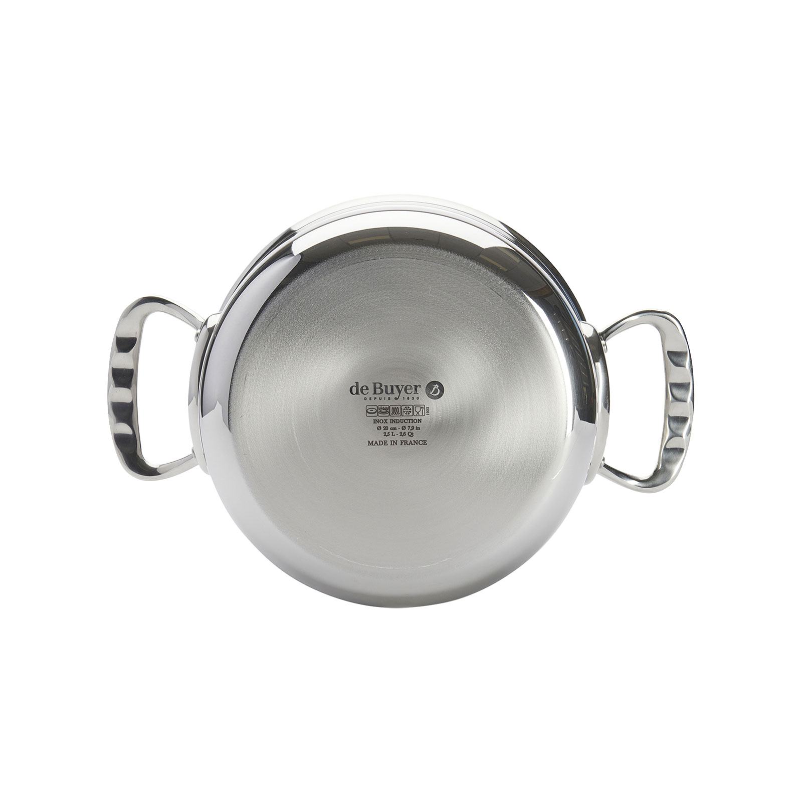 de Buyer Affinity Kochtopf mit Deckel 20cm Edelstahl