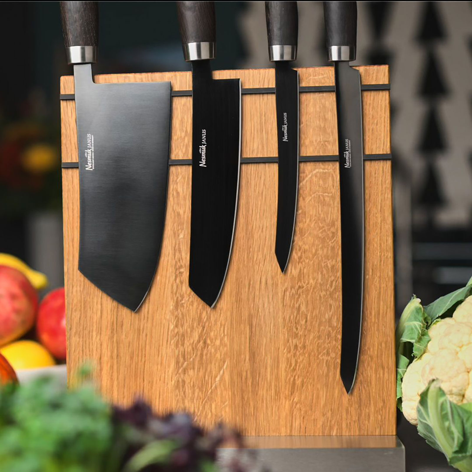 Nesmuk Janus Slicer 26cm Mooreiche