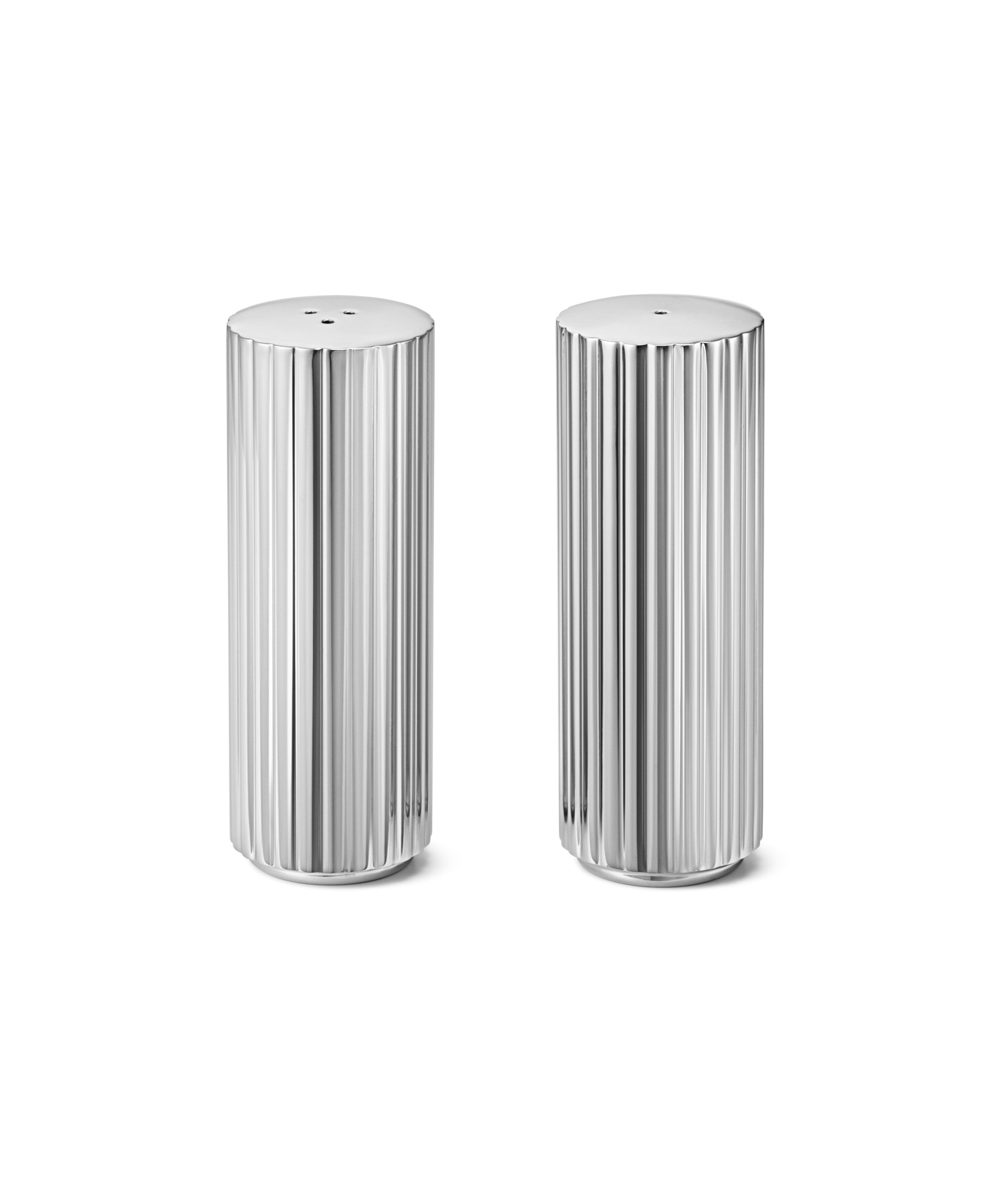 Georg Jensen Bernadotte Salz- u. Pfefferstreuer 8,8cm Edelstahl