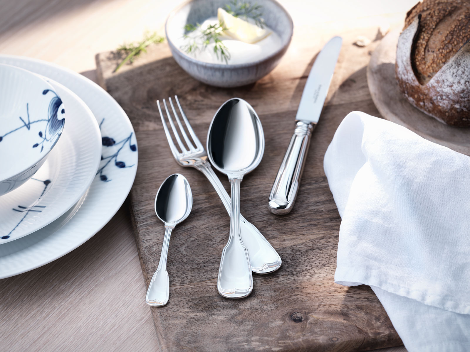 Robbe & Berking Alt-Faden Kuchengabel 925Silber