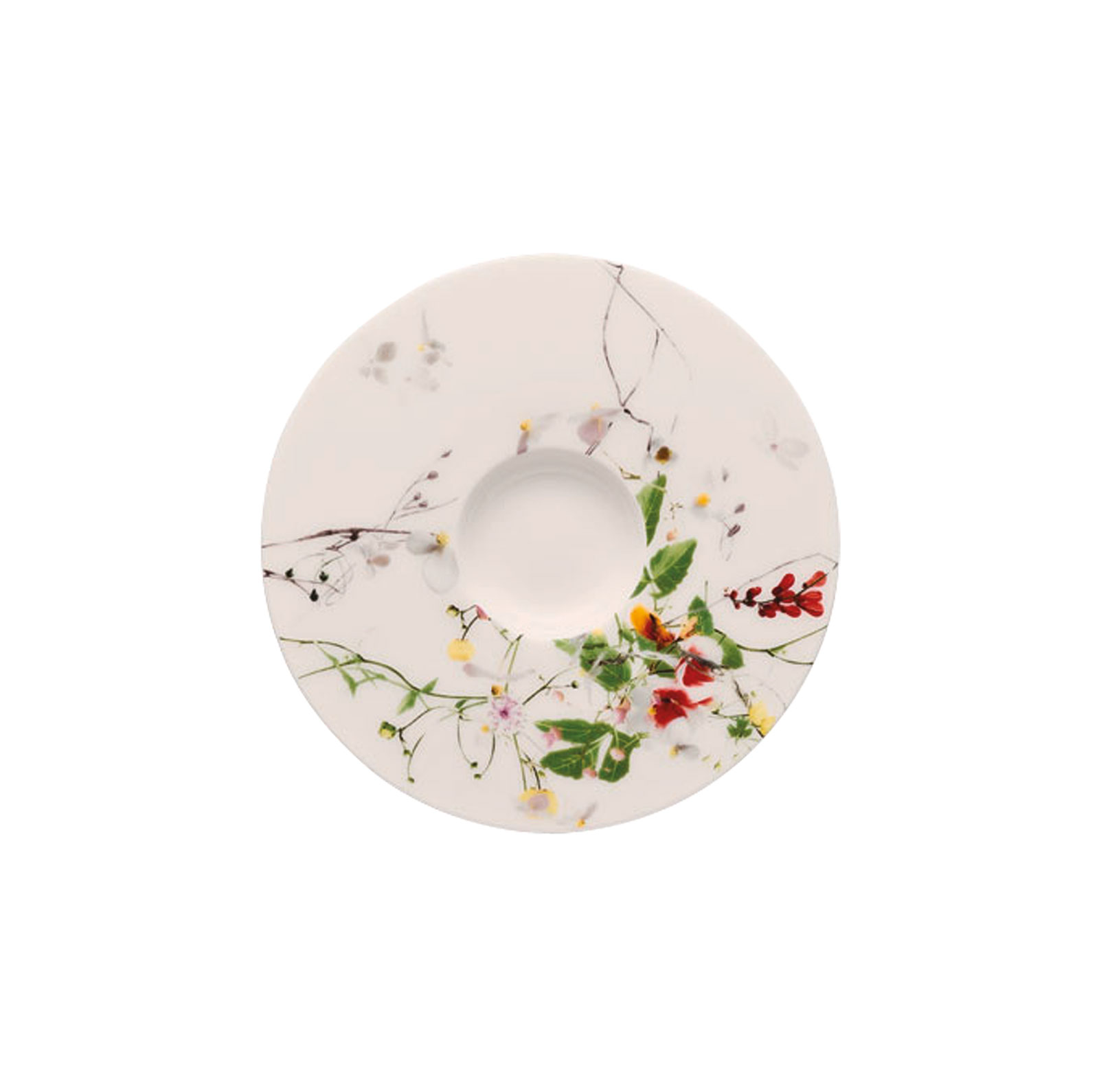 Rosenthal Brillance Fleurs Sauvages Espresso-Untertasse Fahne