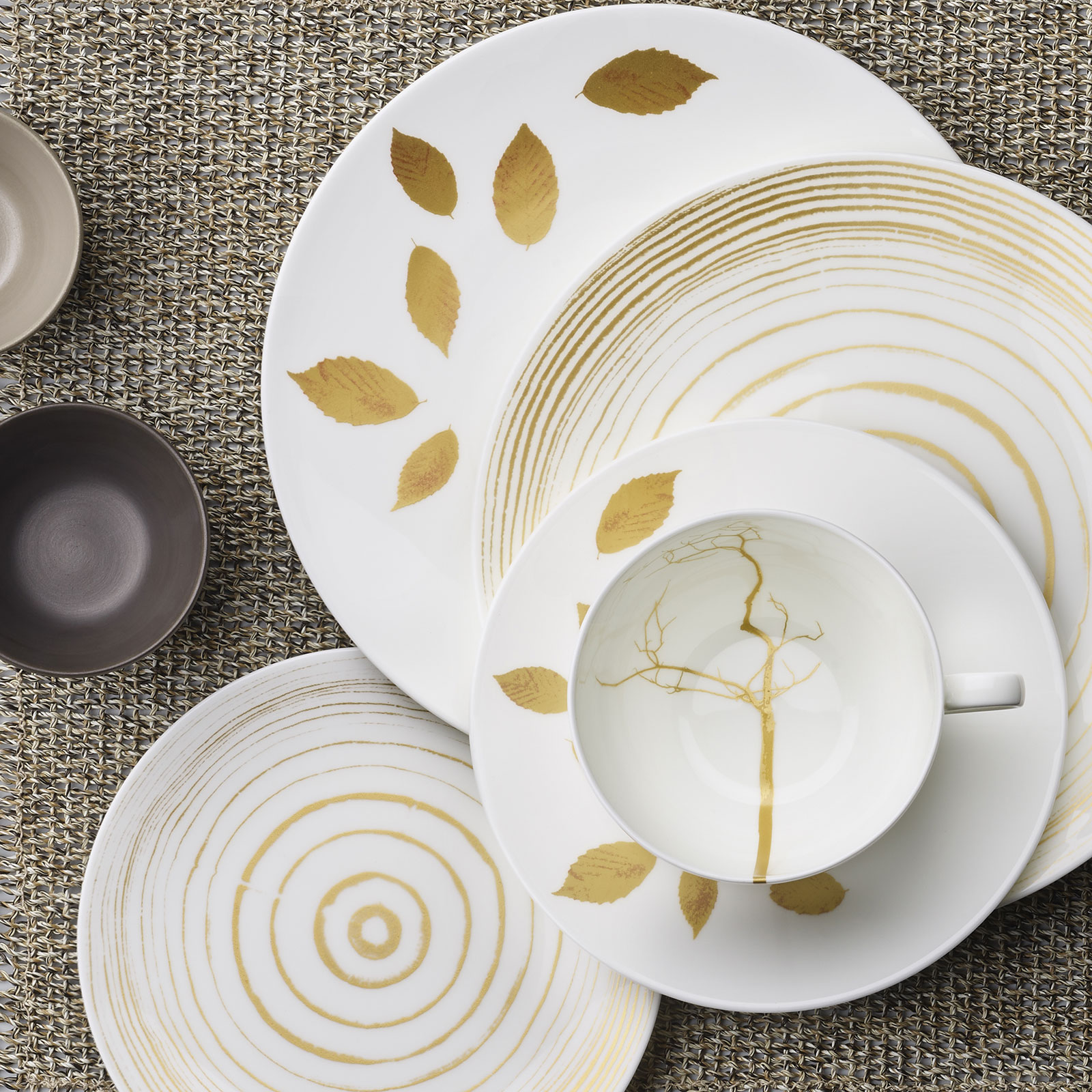 Dibbern Gold Leaf Suppenteller 22,5cm