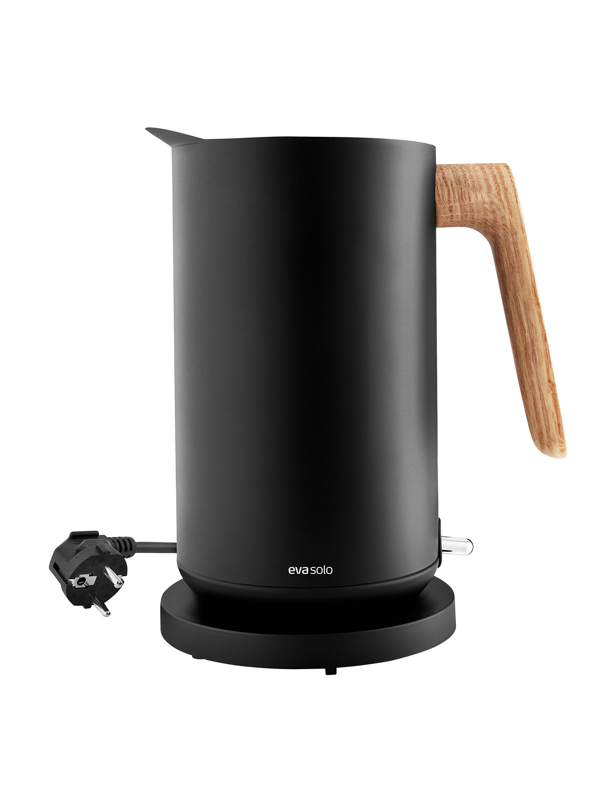 Der Eva Trio Nordic Kitchen Wasserkocher in edlem Schwarz.