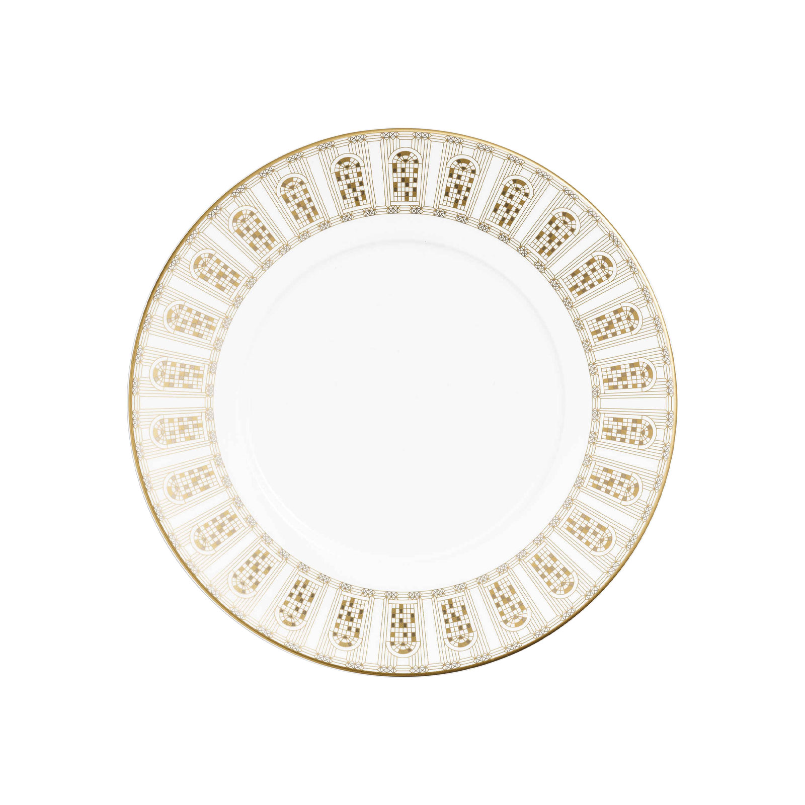 Baccarat Arcadia Frühstücksteller 2St. 21cm Gold & Platinum