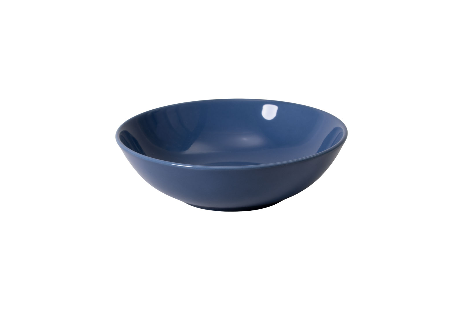 Die Dibbern One Color indigo Schale ist ein kleines Porzellanschälchen mit jeansblauer Glasur.