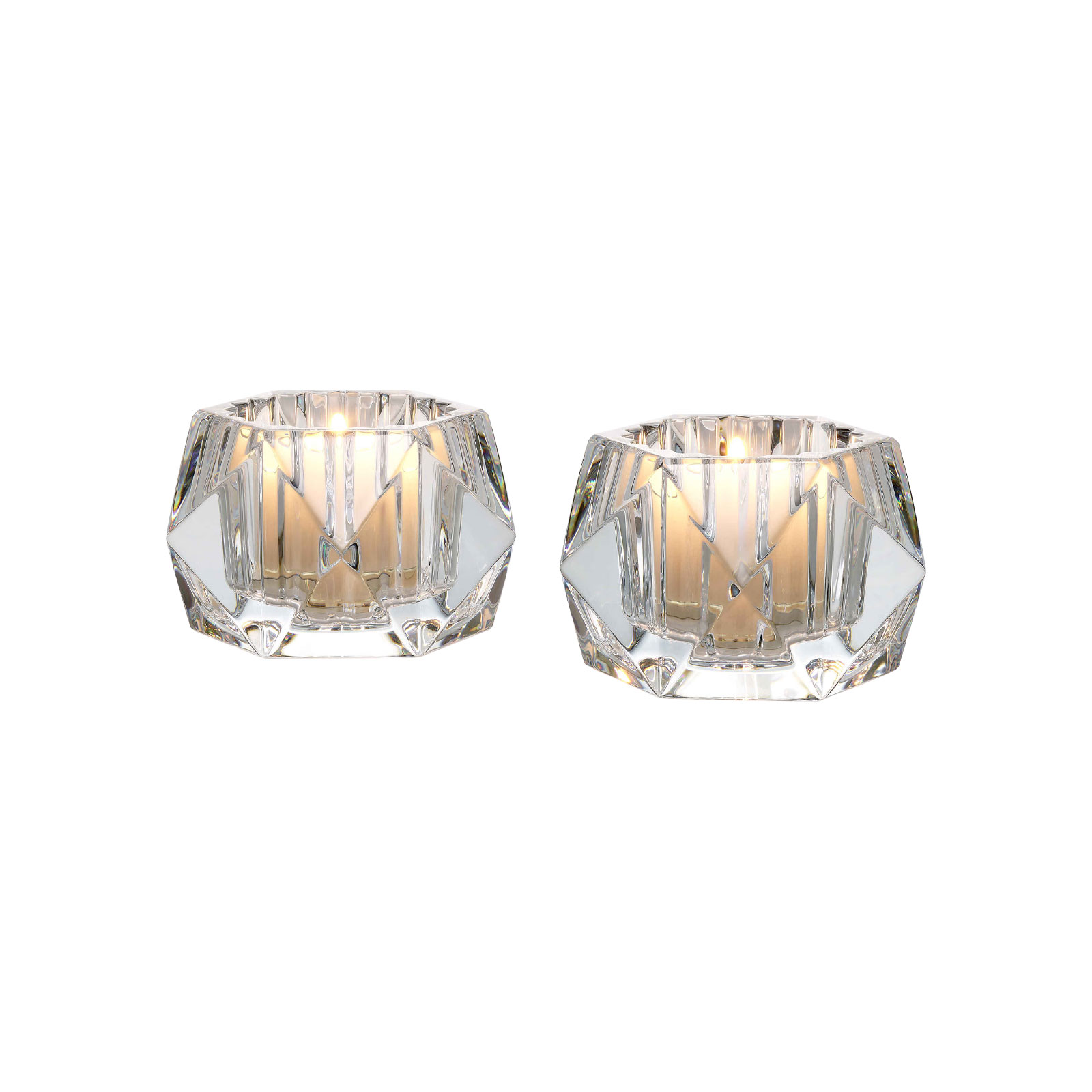 Baccarat Louxor Tischlicht klar 2er Set