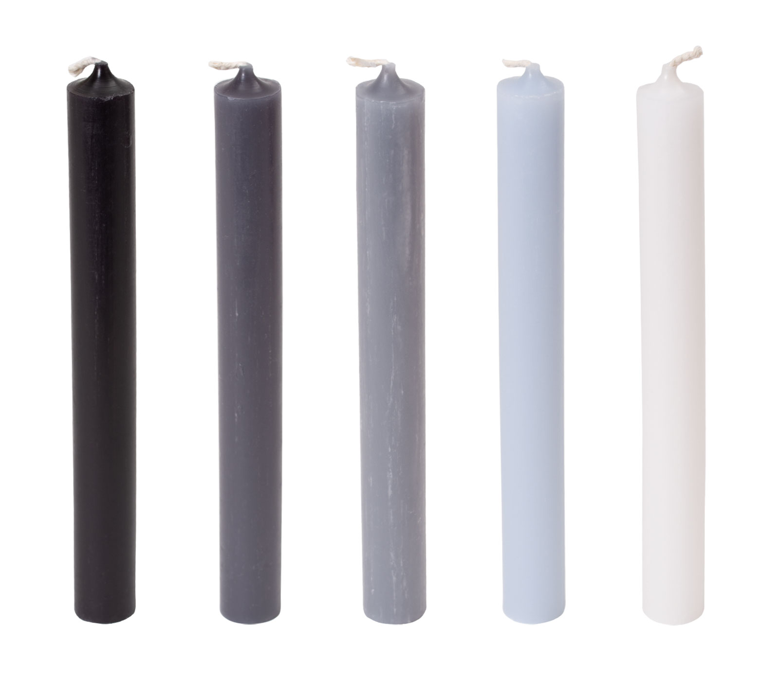 Dibbern Stabkerzen 20cm schwarz 12er Pack