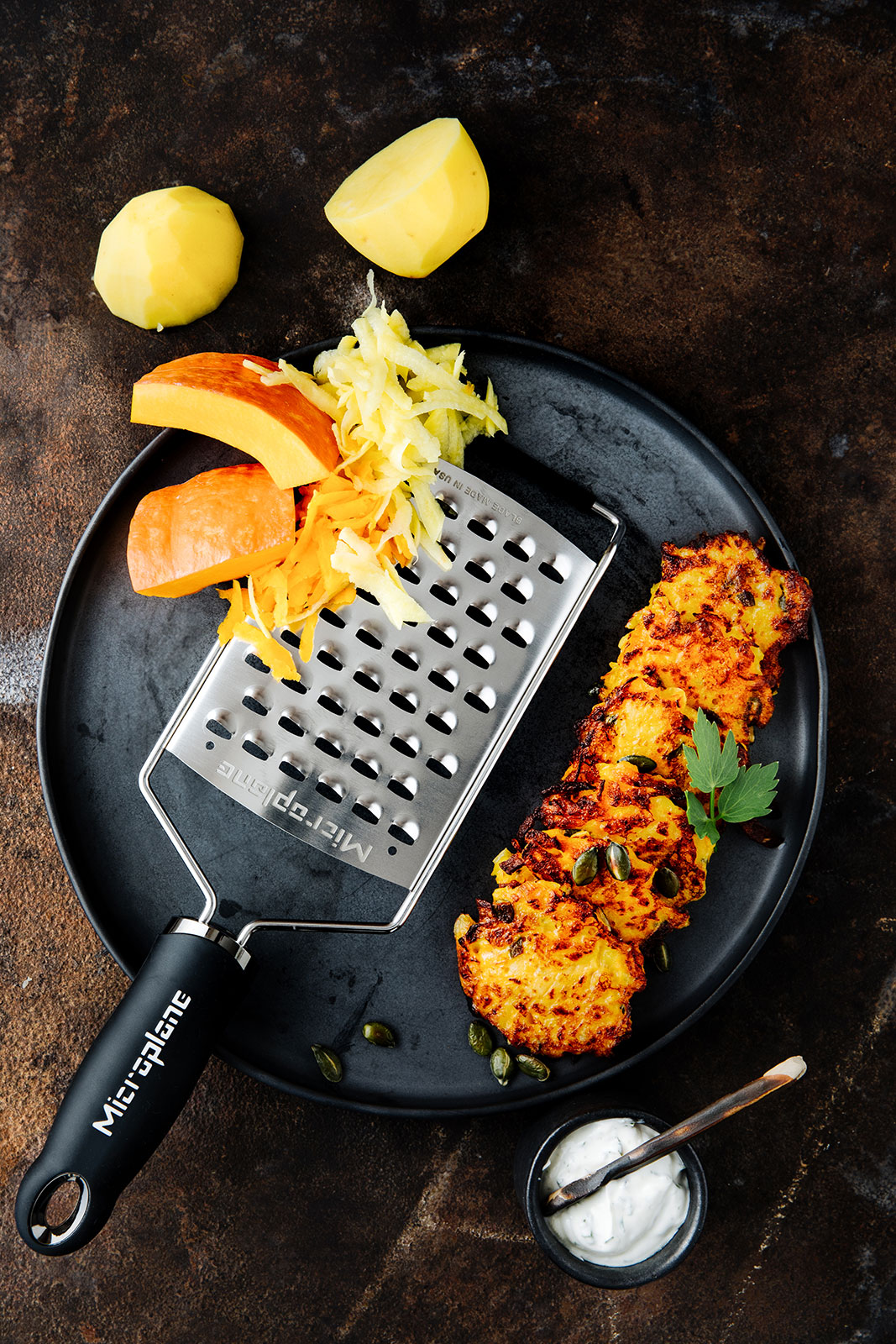 Microplane Gourmet Reibe XL Grob schwarz