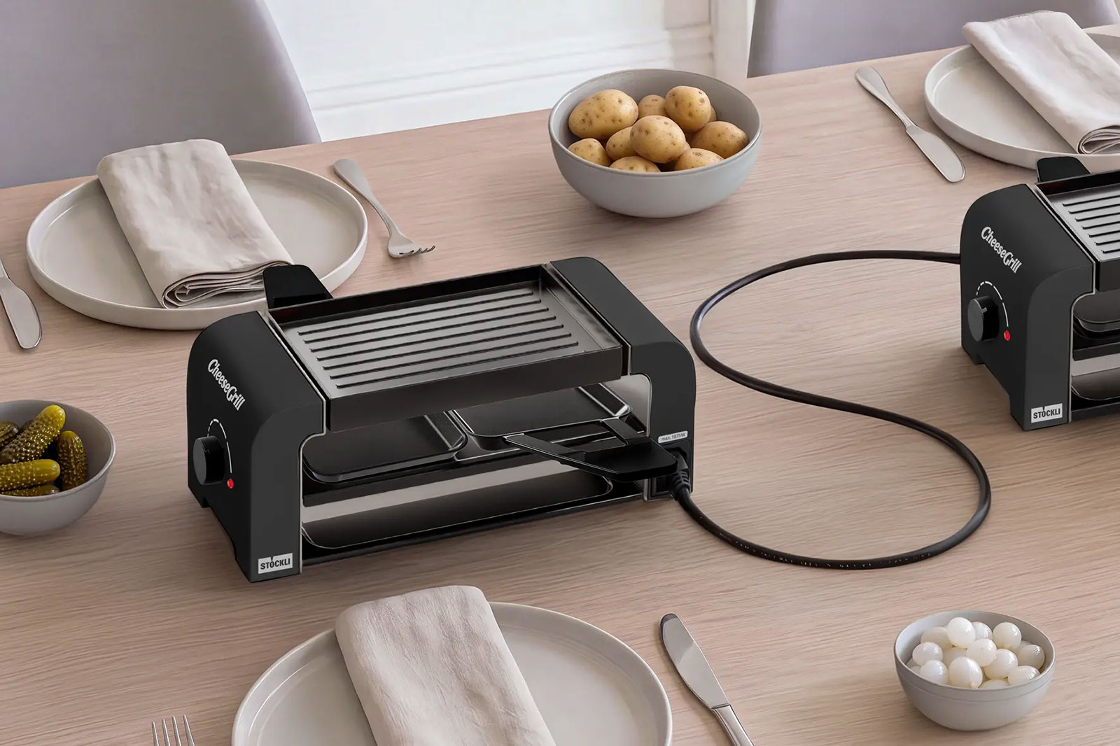 Stöckli CheeseGrill 2 Connect black