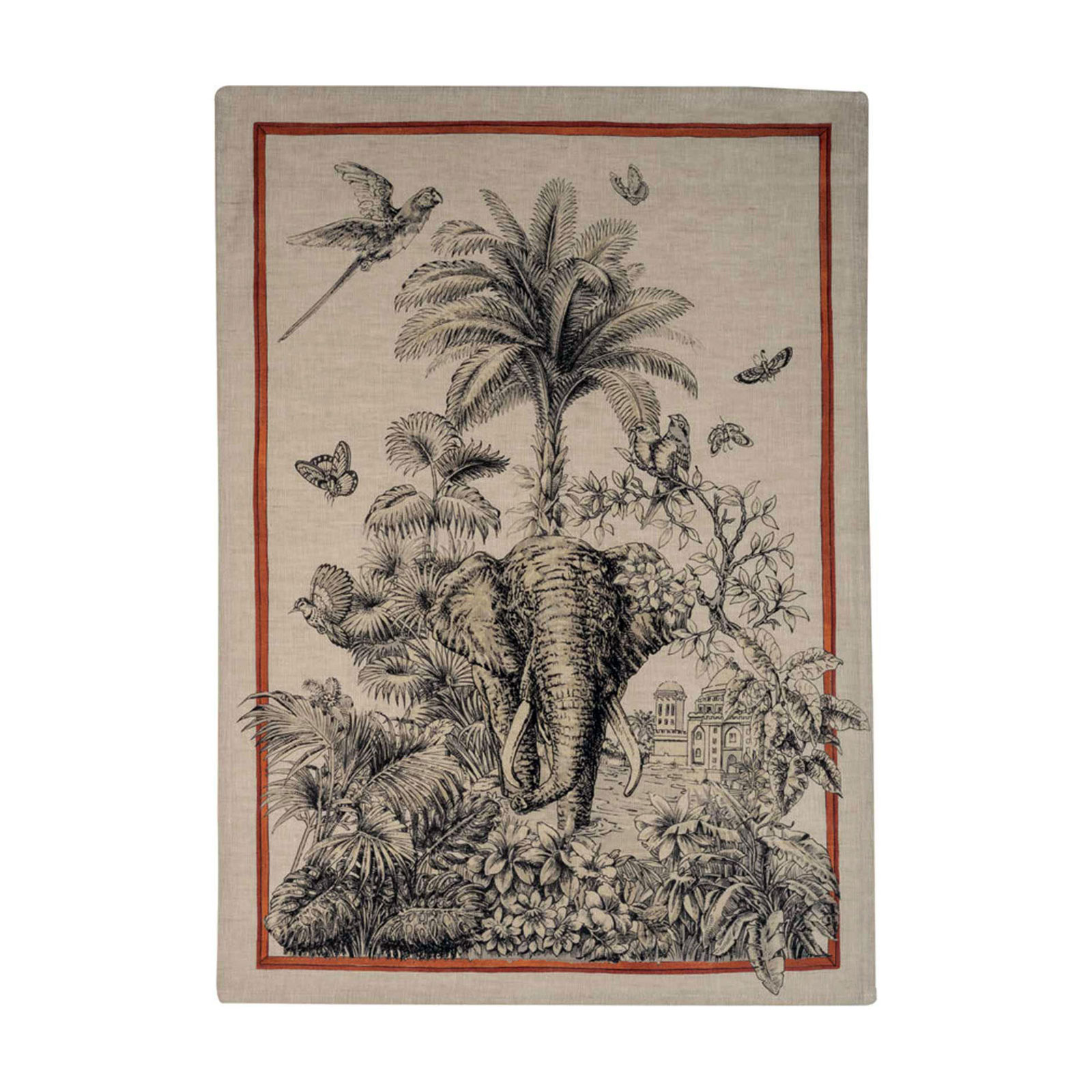 Tessitura Toscana Tantra Elefante Geschirrtuch 50x70cm natural
