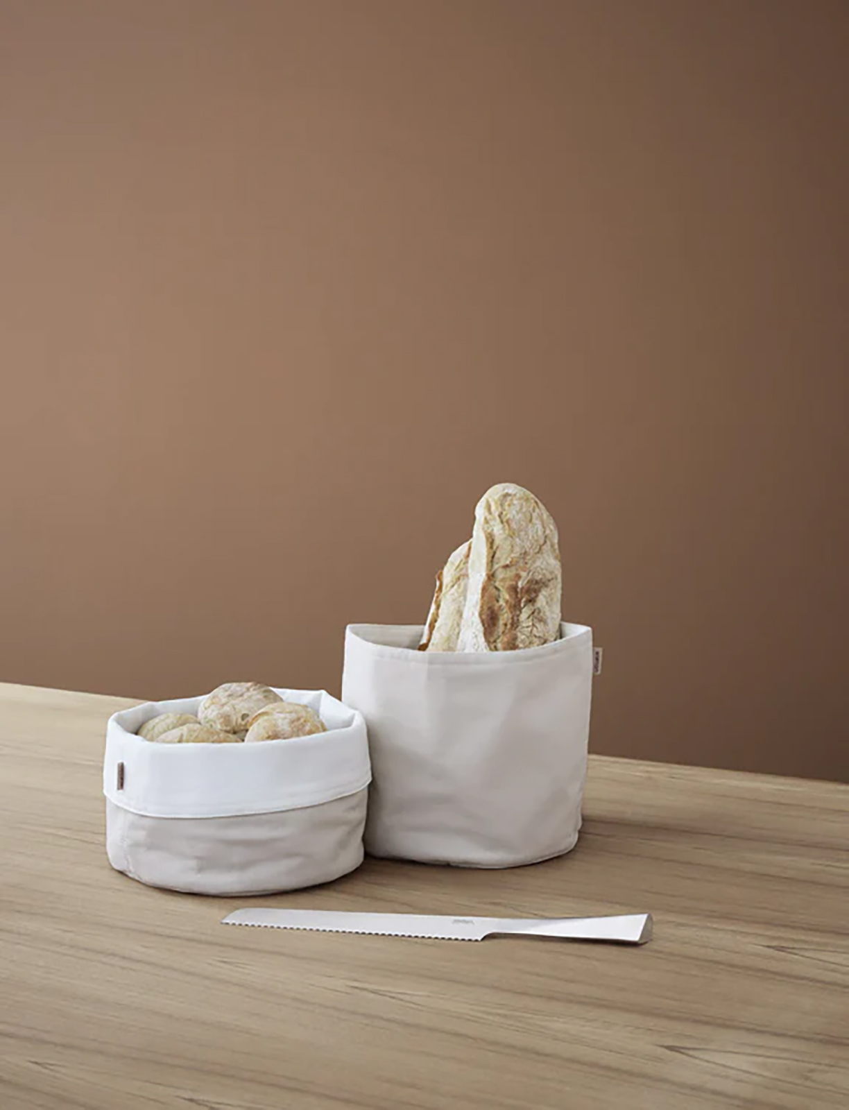 Stelton Brottasche groß sand/ weiß