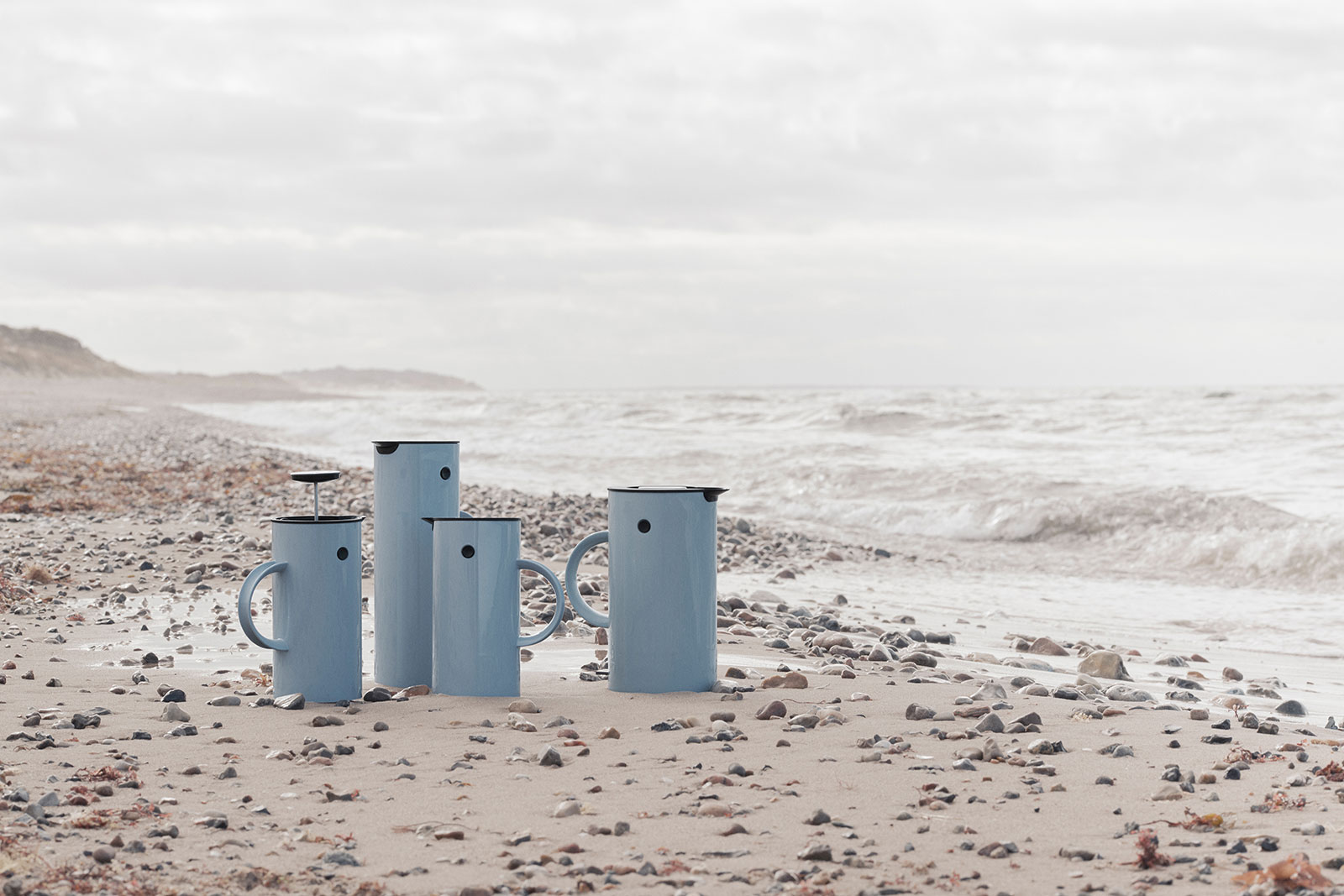 Stelton EM77 Isolierkanne 1ltr. cloud/ Wolke 985