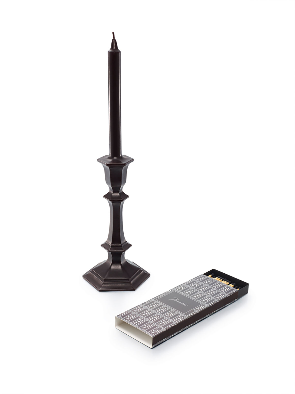 Baccarat Harcourt Candlestick Kerze 44cm schwarz
